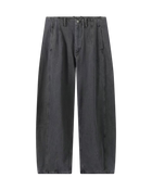 DRIFTA "Crescent Cut" Vintage Washed Curved Jeans Black