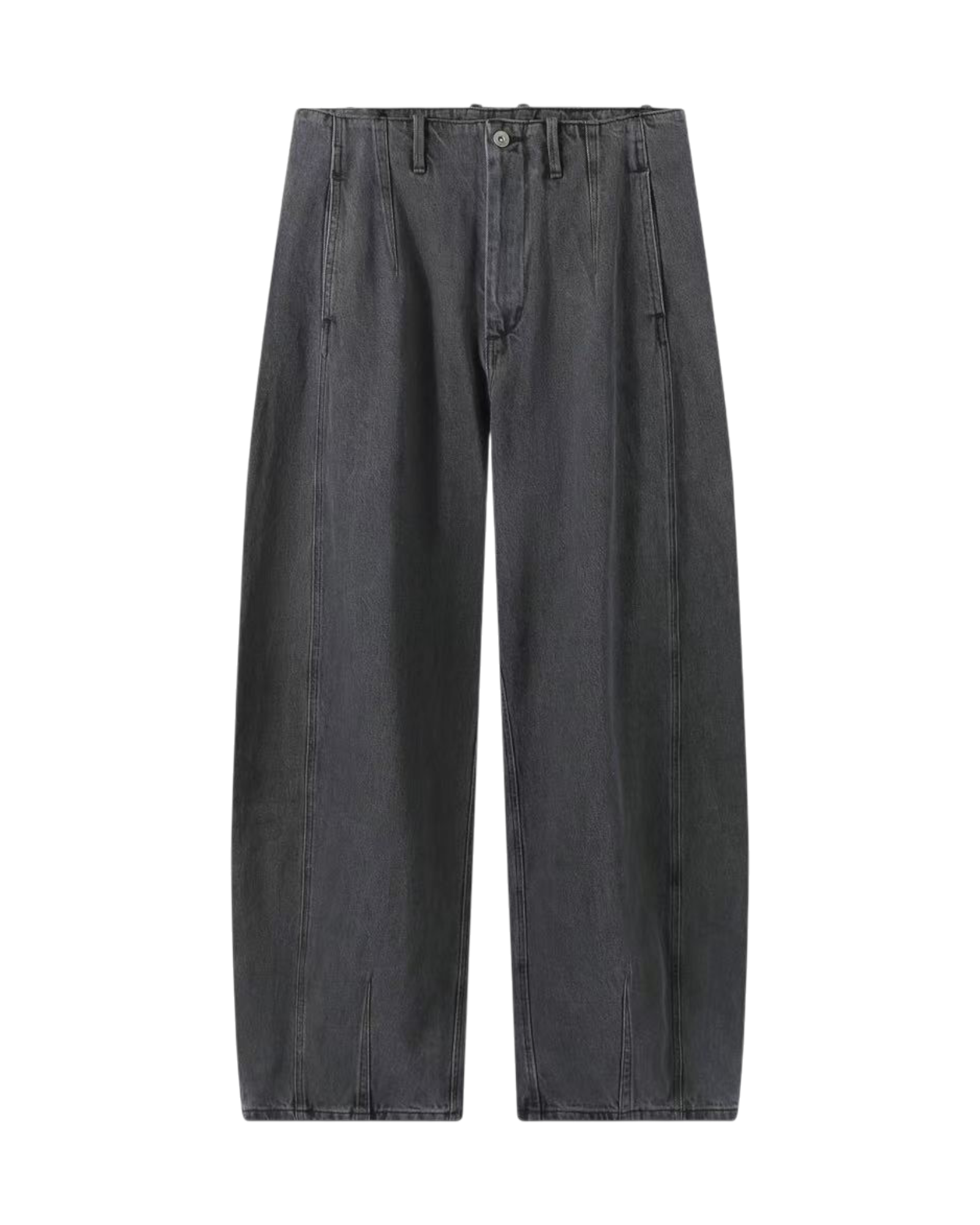 DRIFTA "Crescent Cut" Vintage Washed Curved Jeans Black