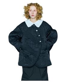 Enfold Quilted Jacket Black