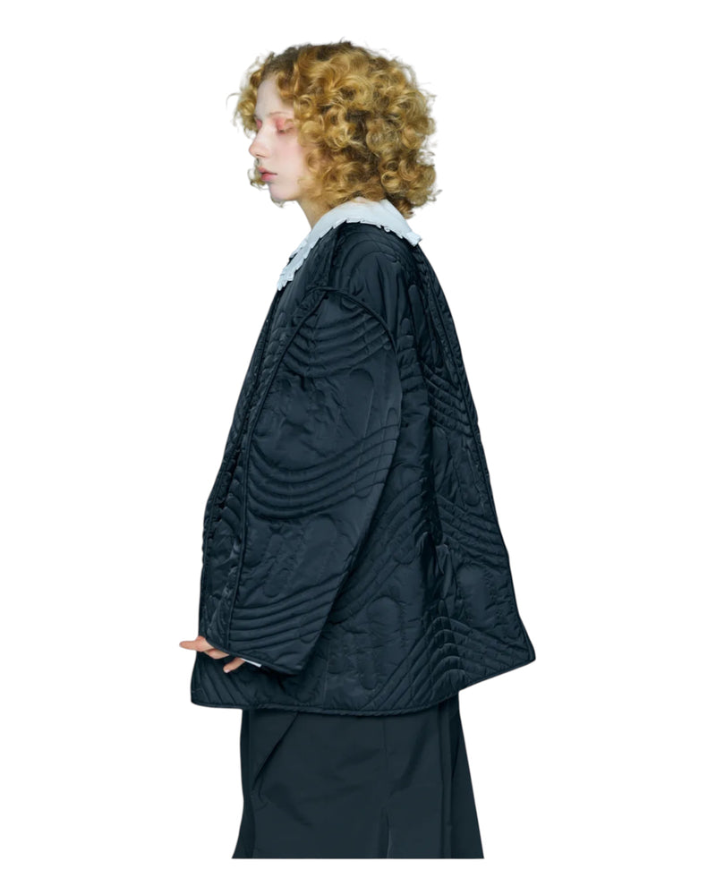 Enfold Quilted Jacket Black