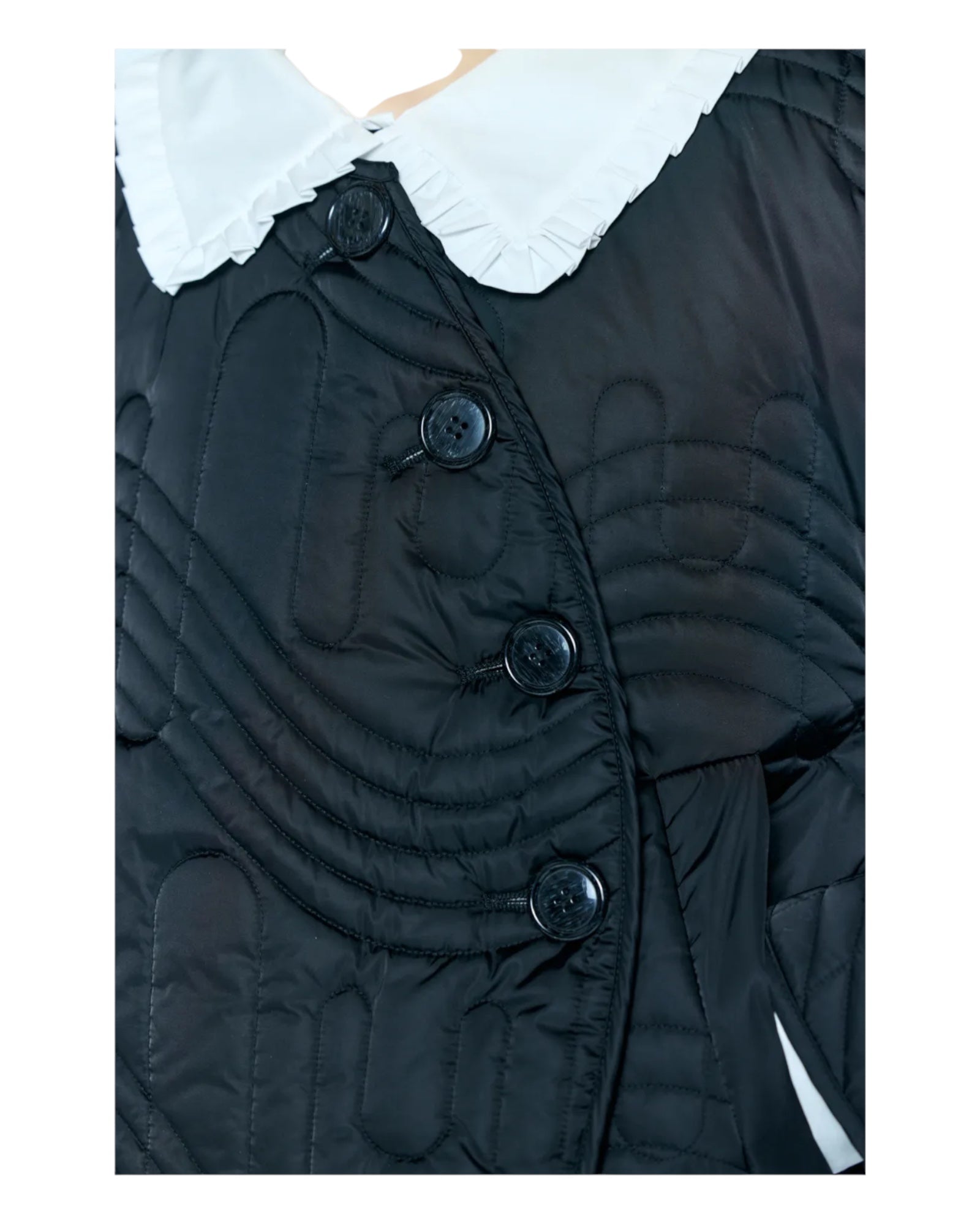 Enfold Quilted Jacket Black
