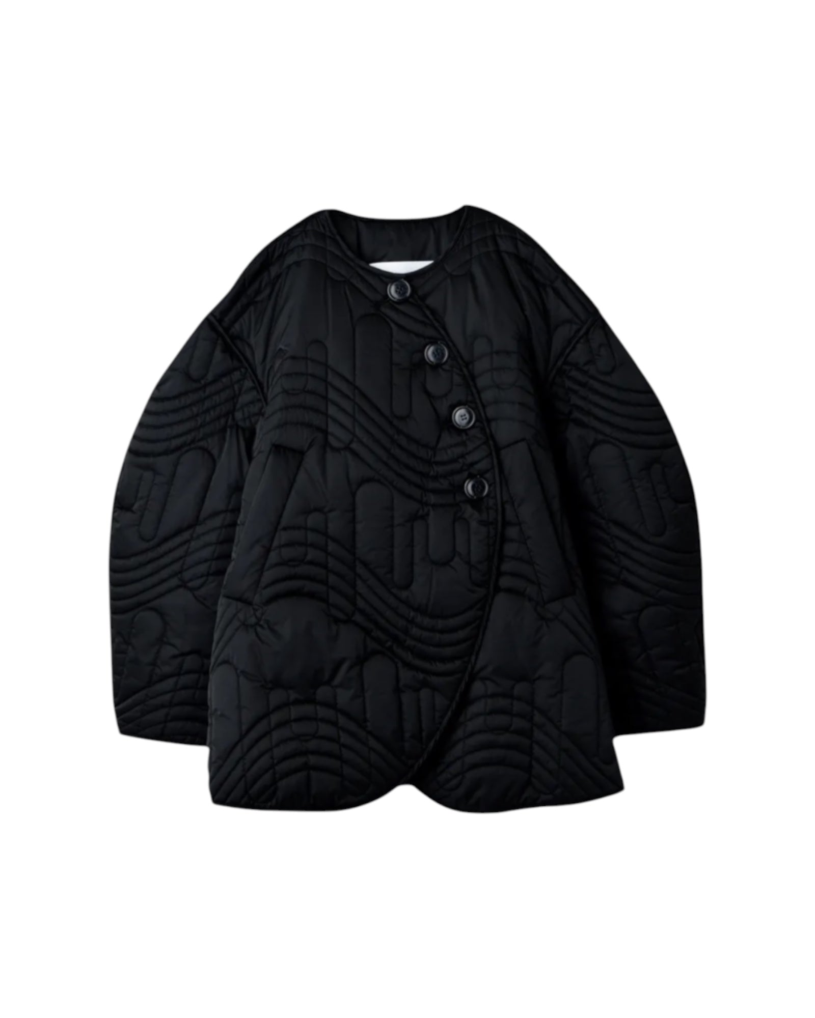 Enfold Quilted Jacket Black