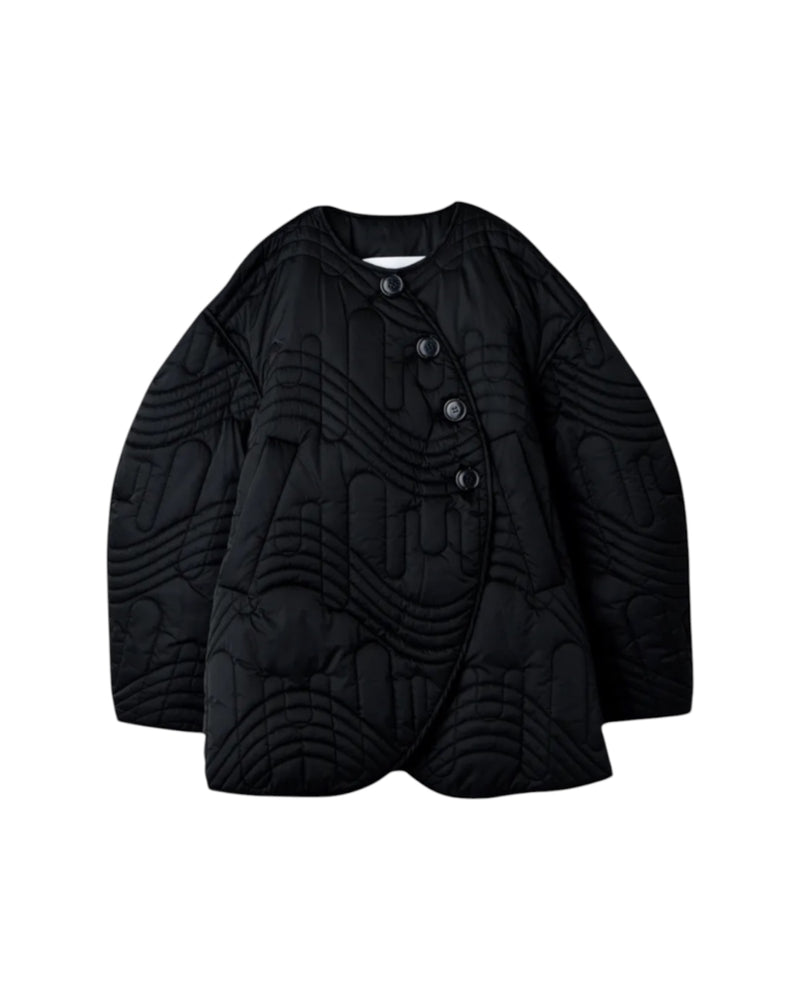 Enfold Quilted Jacket Black