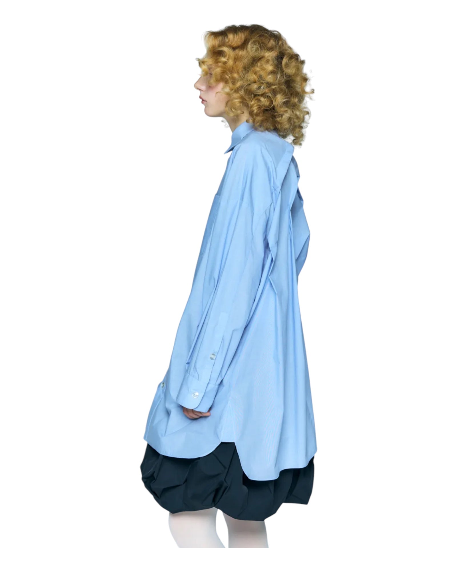 Enfold Tucked BIG Shirt Light Blue