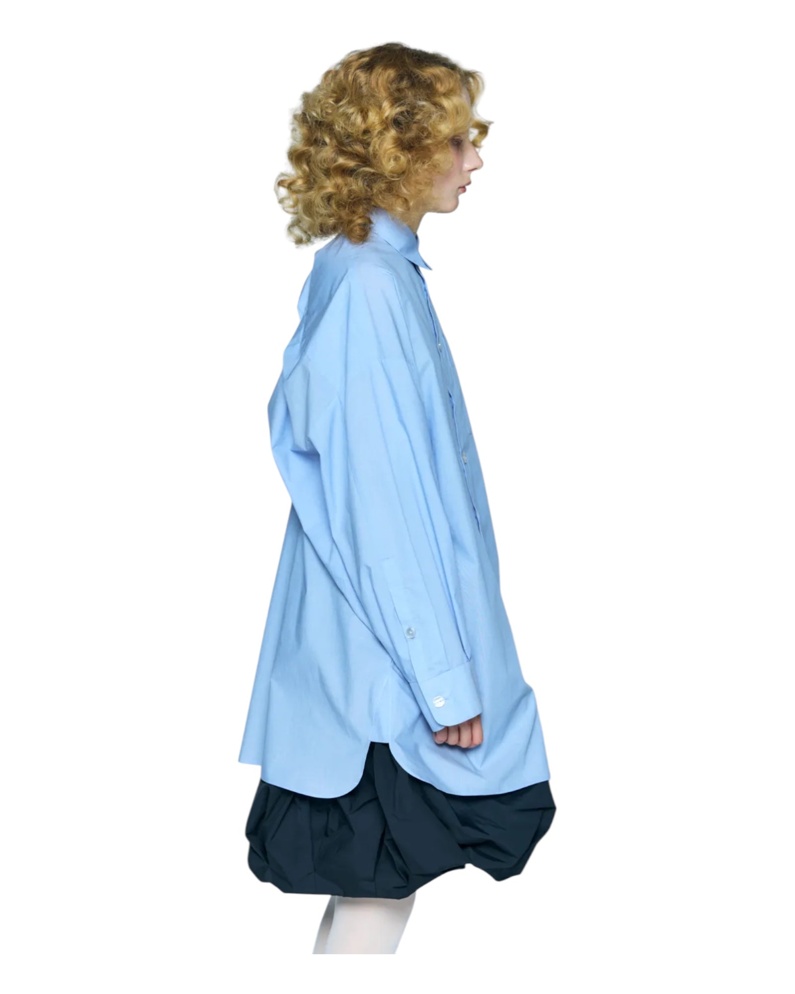 Enfold Tucked BIG Shirt Light Blue