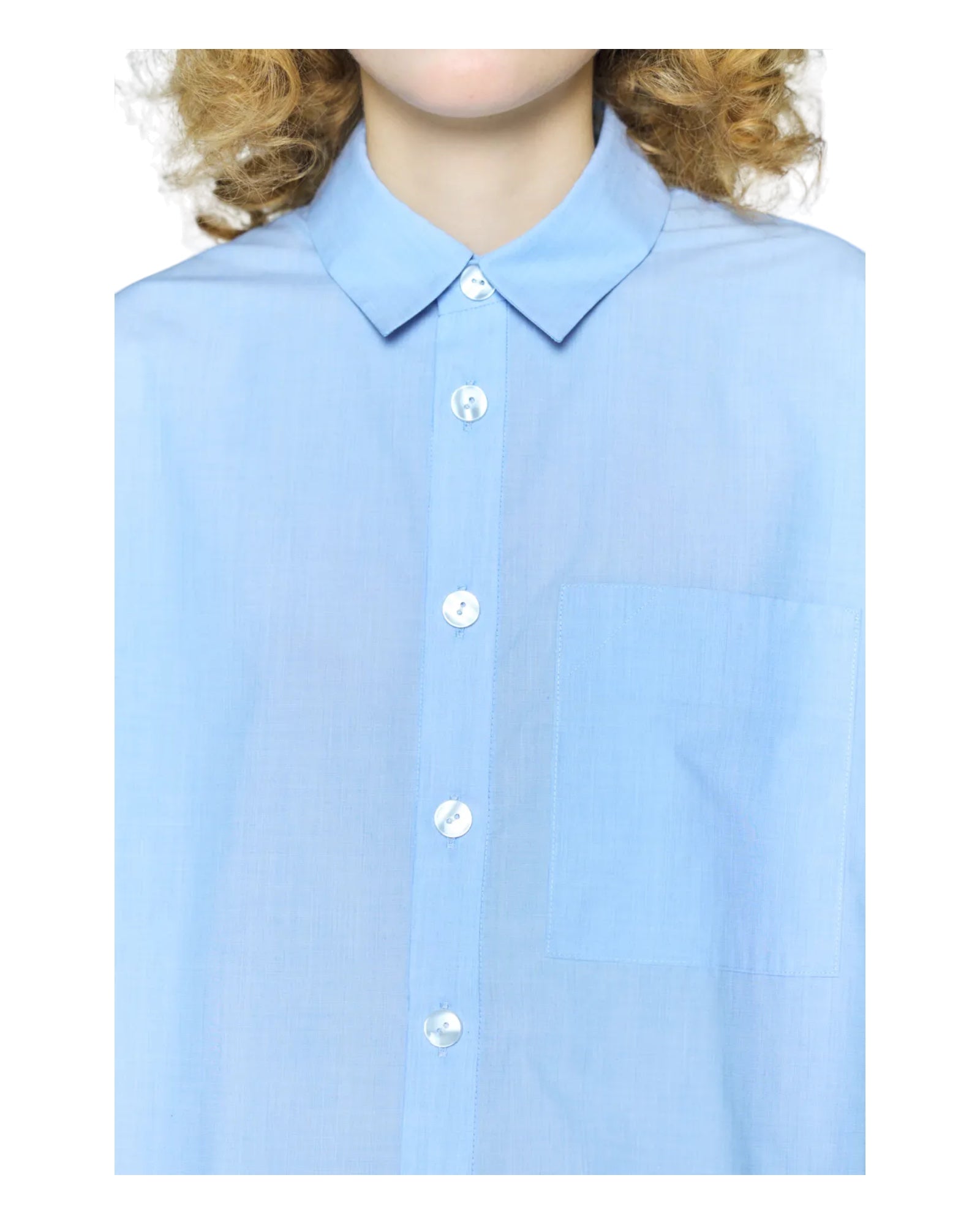 Enfold Tucked BIG Shirt Light Blue