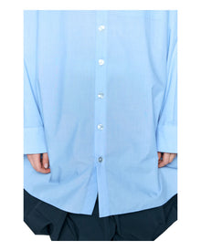 Enfold Tucked BIG Shirt Light Blue