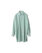 Enfold Stripe Tucked BIG Shirt Green