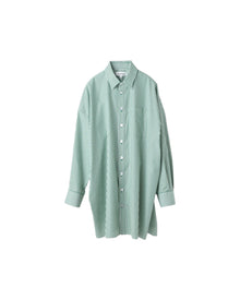 Enfold Stripe Tucked BIG Shirt Green
