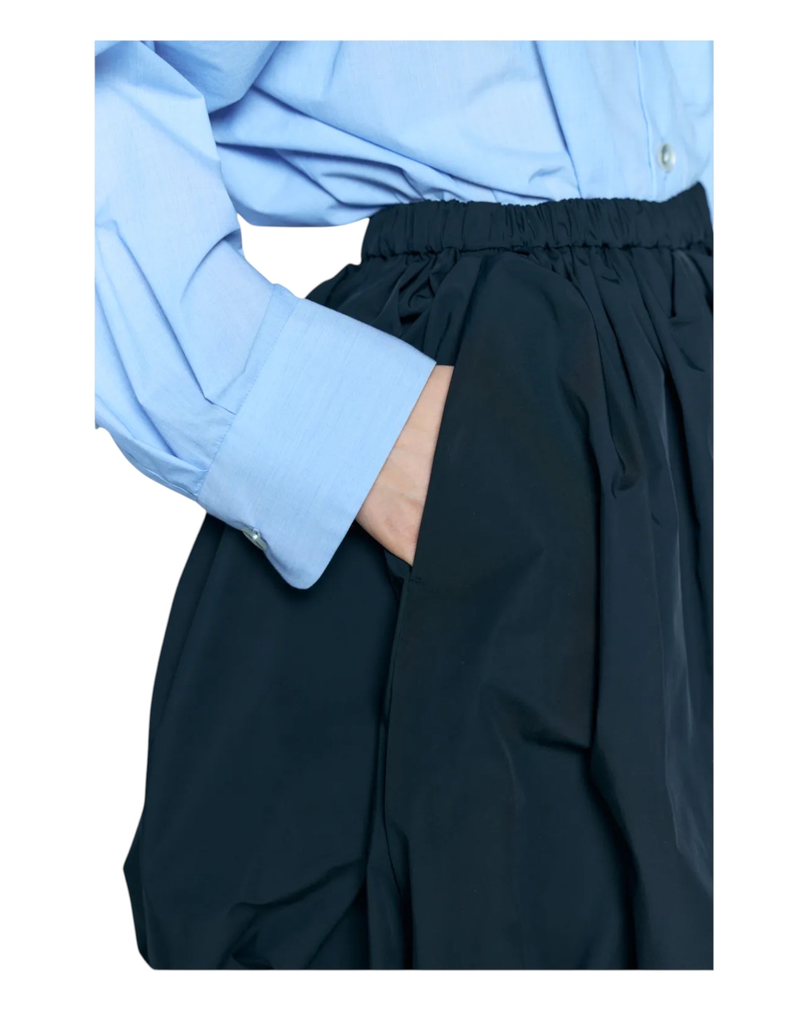 Enfold Balloon Mini Skirt Black