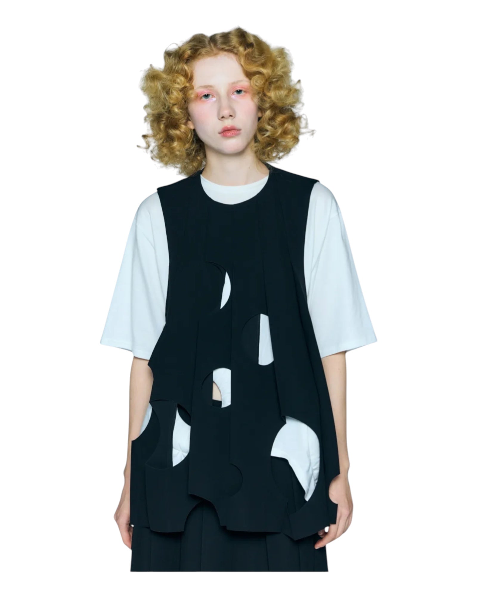 Enfold Tone Hole Vest Black