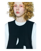 Enfold Tone Hole Vest Black
