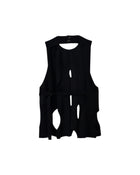 Enfold Tone Hole Vest Black