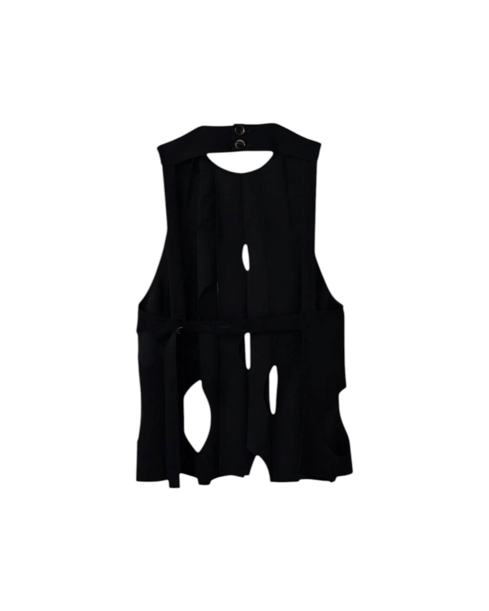 Enfold Tone Hole Vest Black
