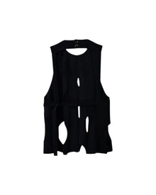 Enfold Tone Hole Vest Black