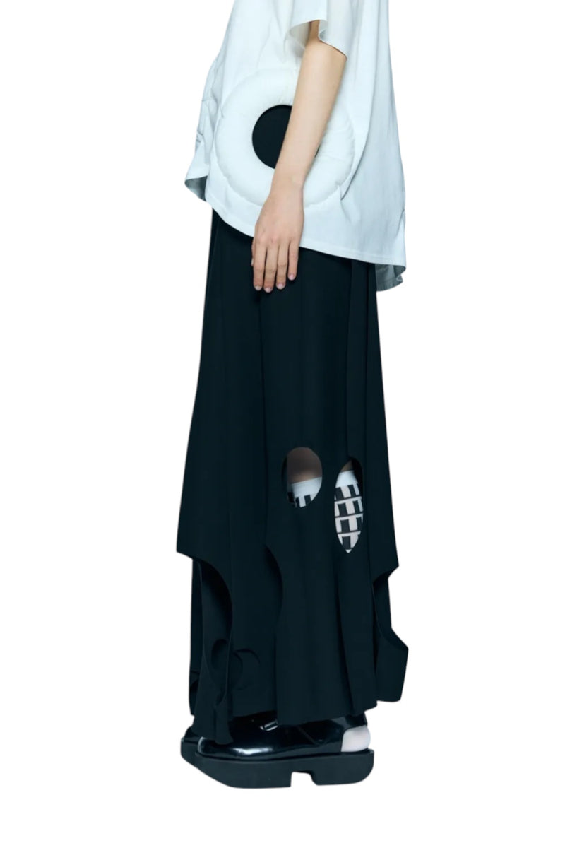 Enfold Tone Hole Skirt Black