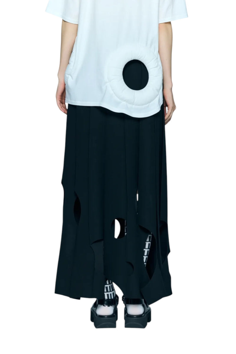 Enfold Tone Hole Skirt Black