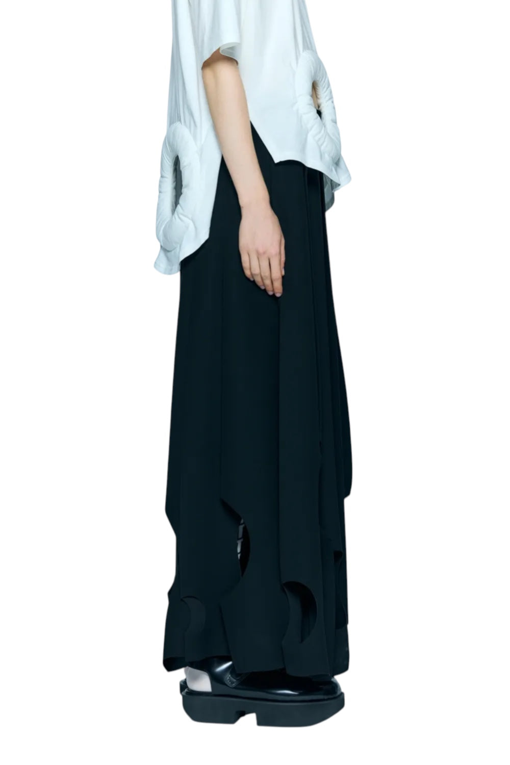 Enfold Tone Hole Skirt Black