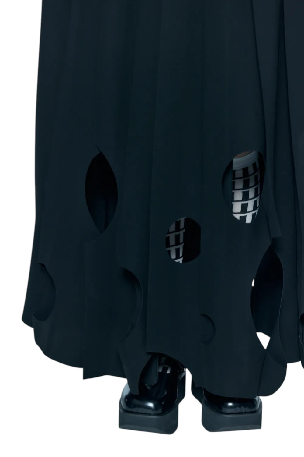 Enfold Tone Hole Skirt Black