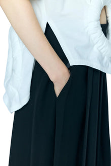 Enfold Tone Hole Skirt Black