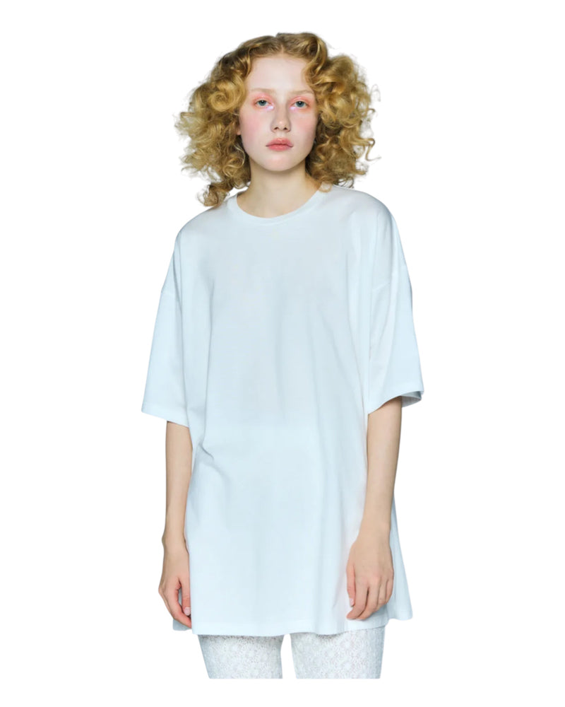 Enfold Slit Sleeve T-shirt White