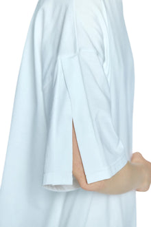 Enfold Slit Sleeve T-shirt White