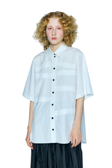 Enfold White Step Shirt White