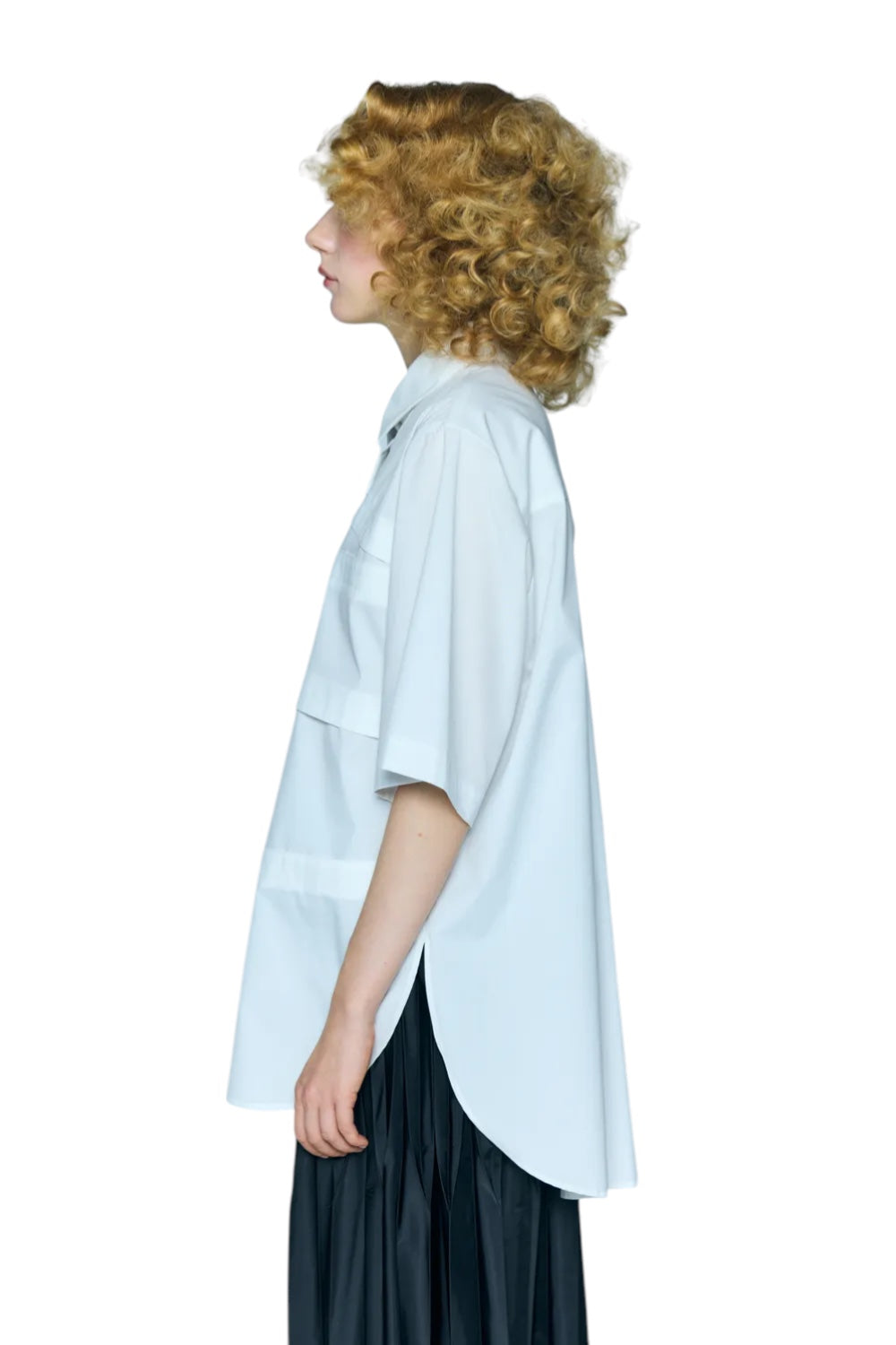 Enfold White Step Shirt White
