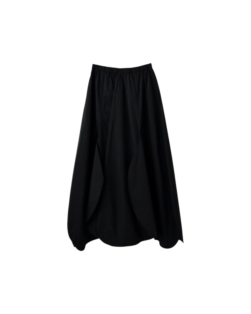 Enfold Black Random Volume Skirt Black