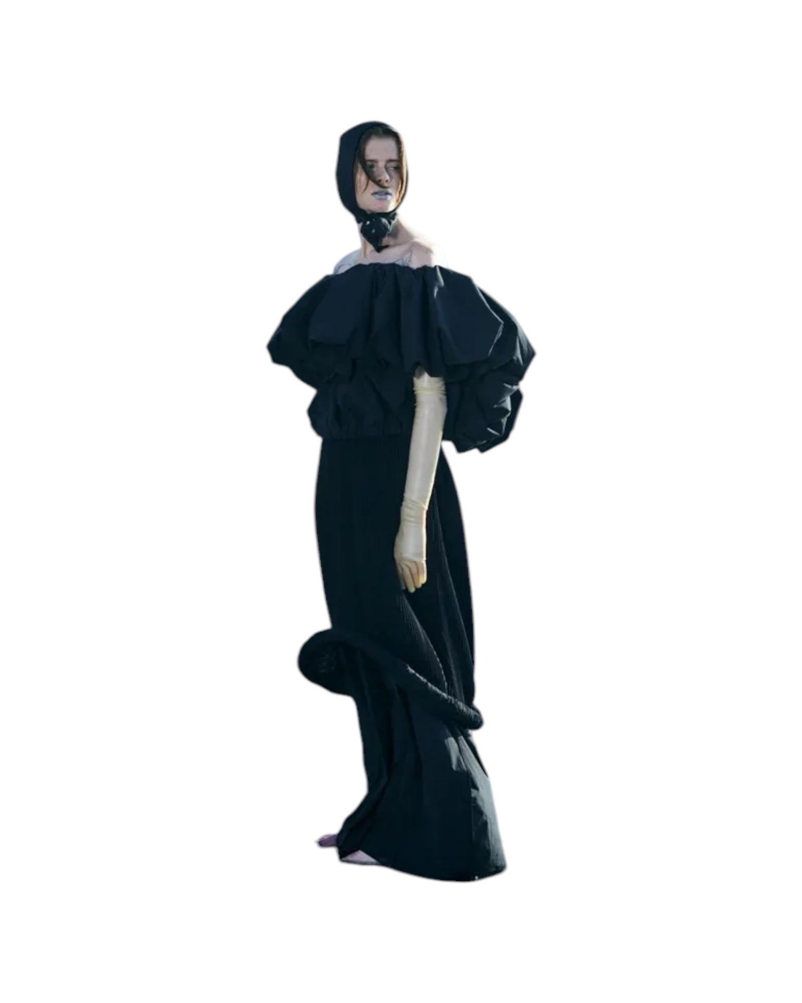 Enfold Beak-form Skirt Black