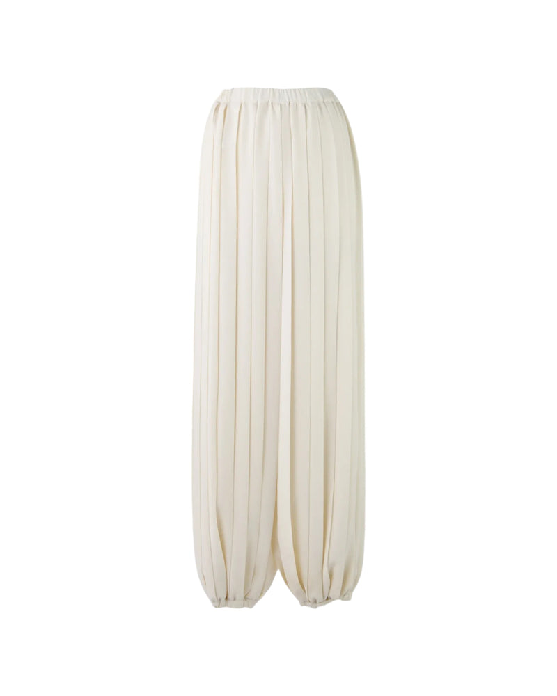 Enfold Pleated Balloon Trousers Off White