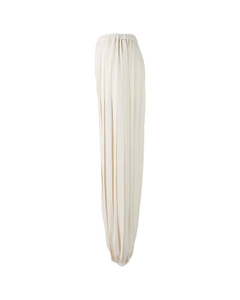 Enfold Pleated Balloon Trousers Off White