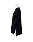 Enfold Flower Sleeves T-Shirt Black