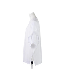 Enfold Flower Sleeves T-Shirt White