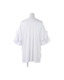 Enfold Flower Sleeves T-Shirt White