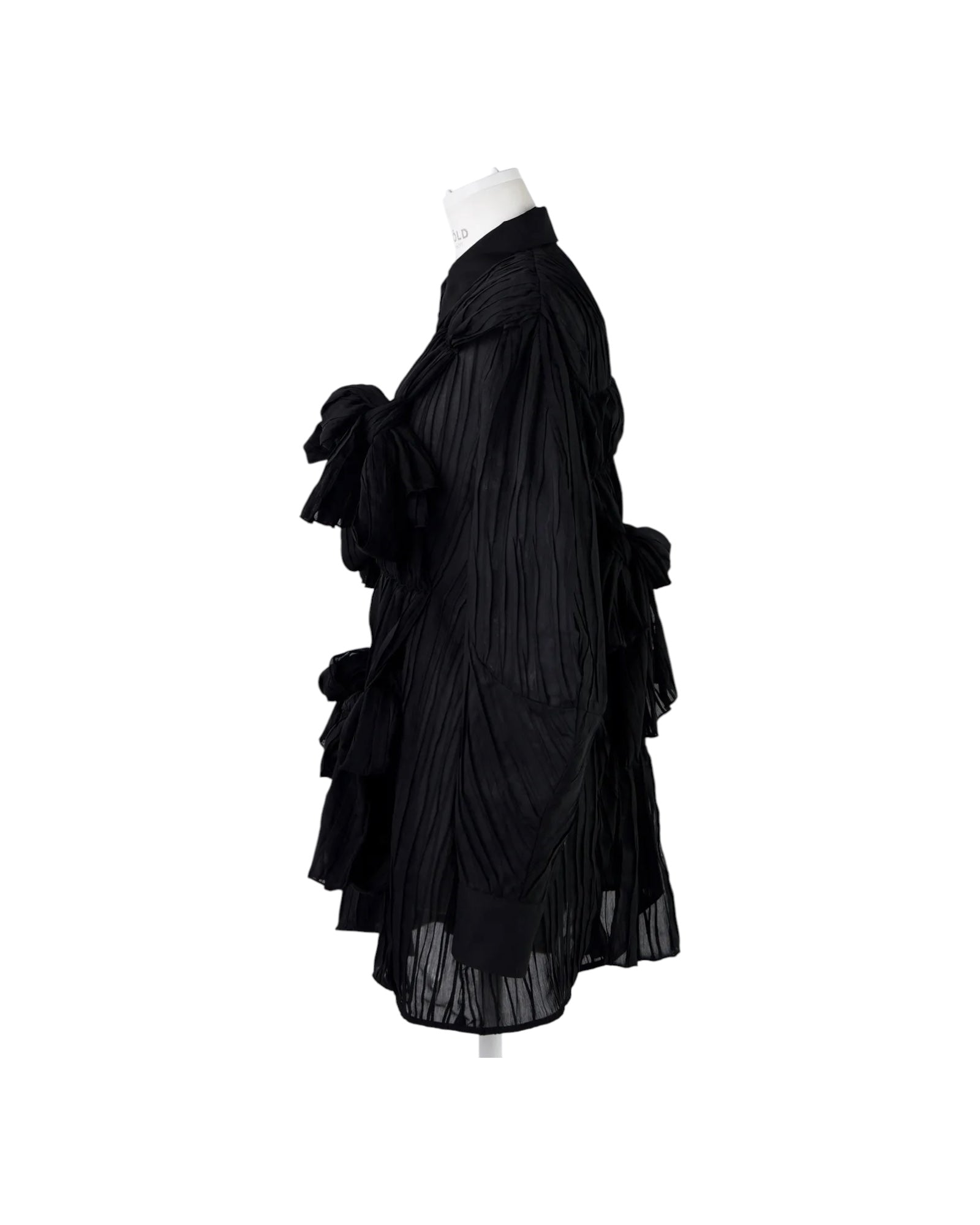 Enfold Gathered Shirt Black