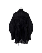 Enfold Gathered Shirt Black