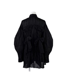 Enfold Gathered Shirt Black