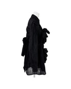 Enfold Gathered Shirt Black
