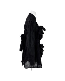 Enfold Gathered Shirt Black
