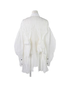 Enfold Gathered Shirt White