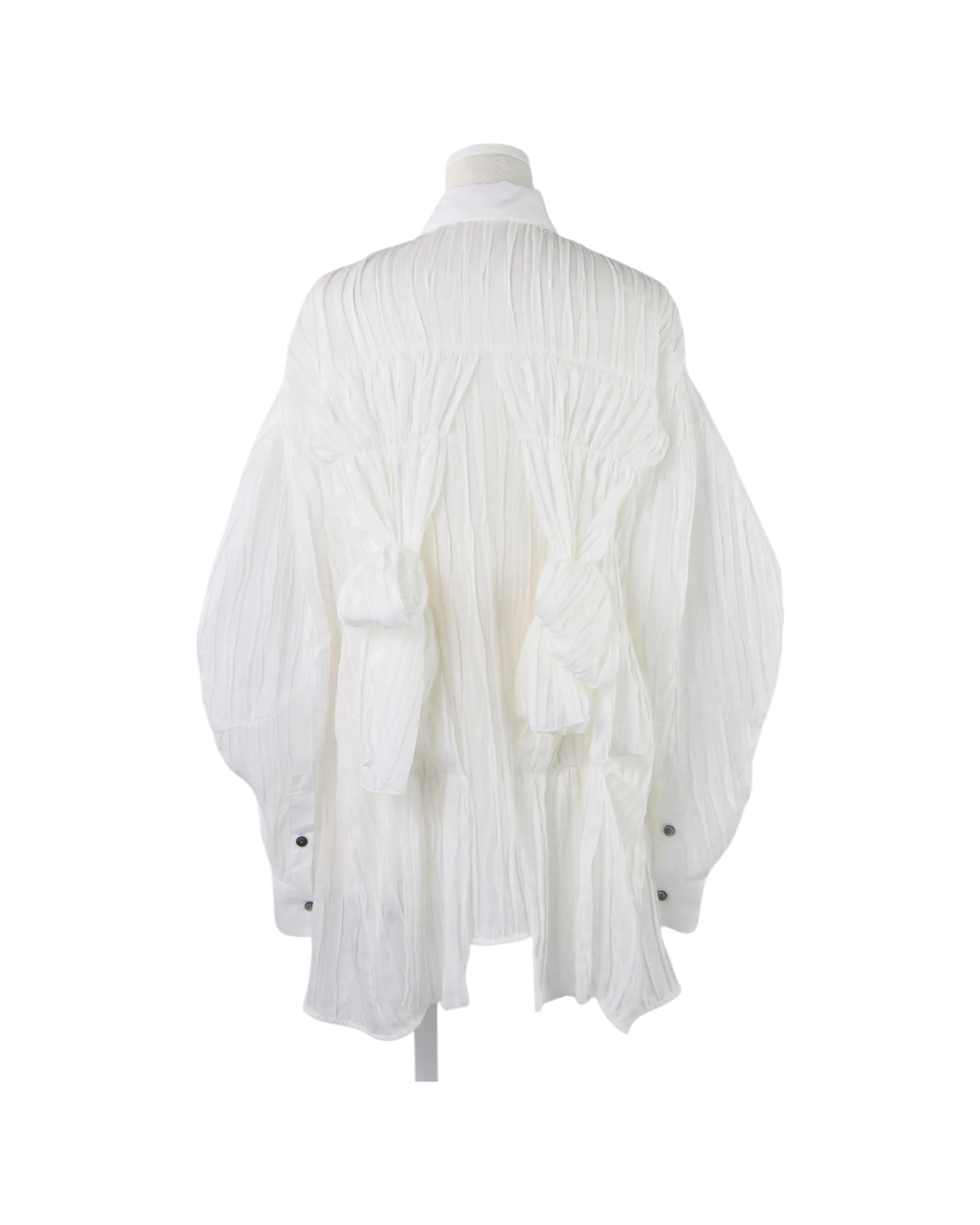 Enfold Gathered Shirt White