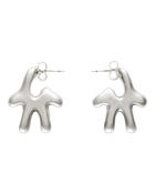 Avavav Earrings Old lady Brushed Silver