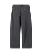 DRIFTA "Crescent Cut" Vintage Washed Curved Jeans Black