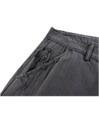 DRIFTA "Lowkey Flex" Distressed Washed Utility Cargo Pants Black