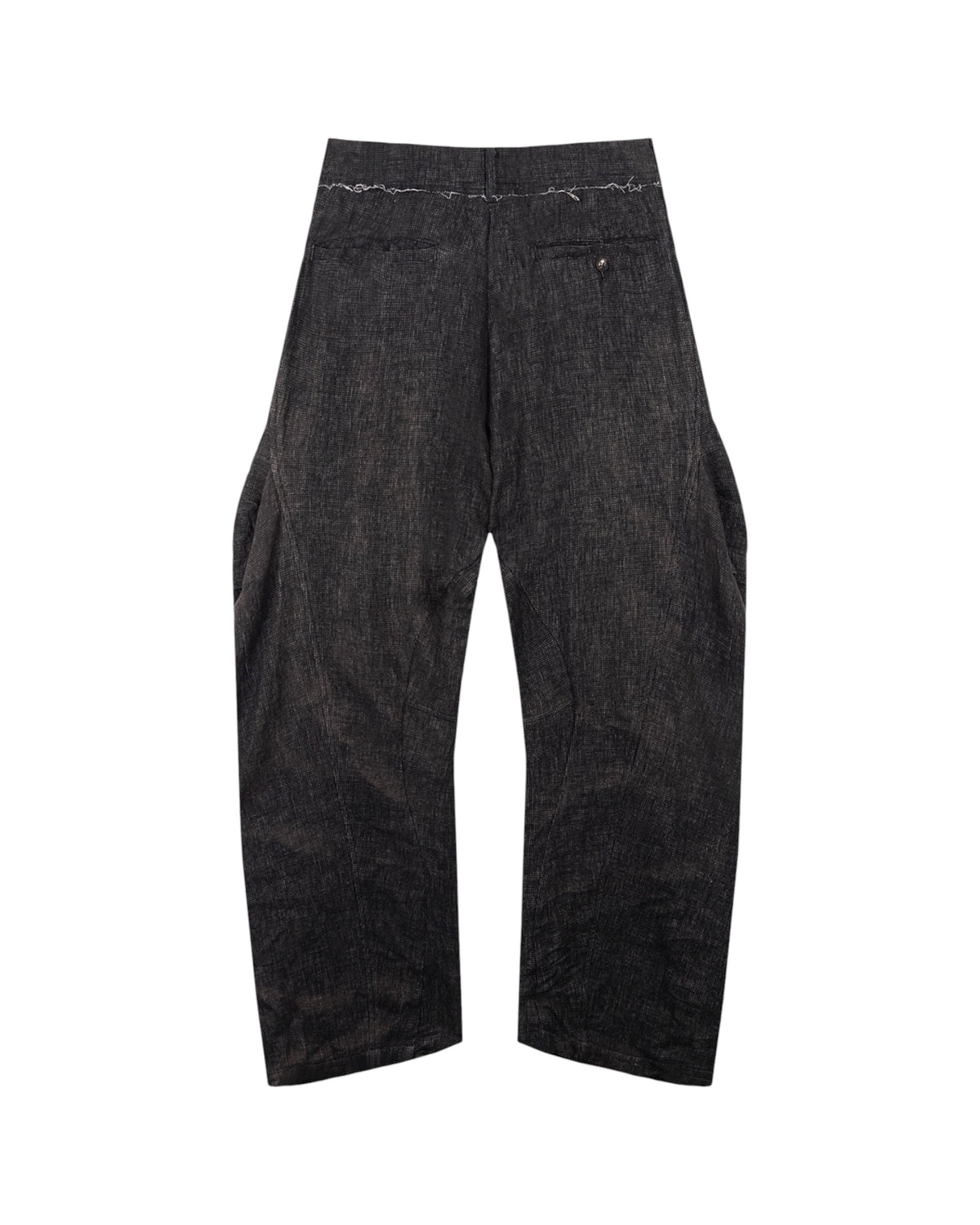 Jiyong Kim  Sun-Bleached 3D-Pocket Trousers Black
