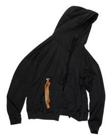 Alexander Digenova Rubber Band Hoodie Black
