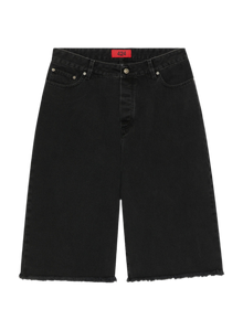 424 Big Daddy Denim Shorts Black