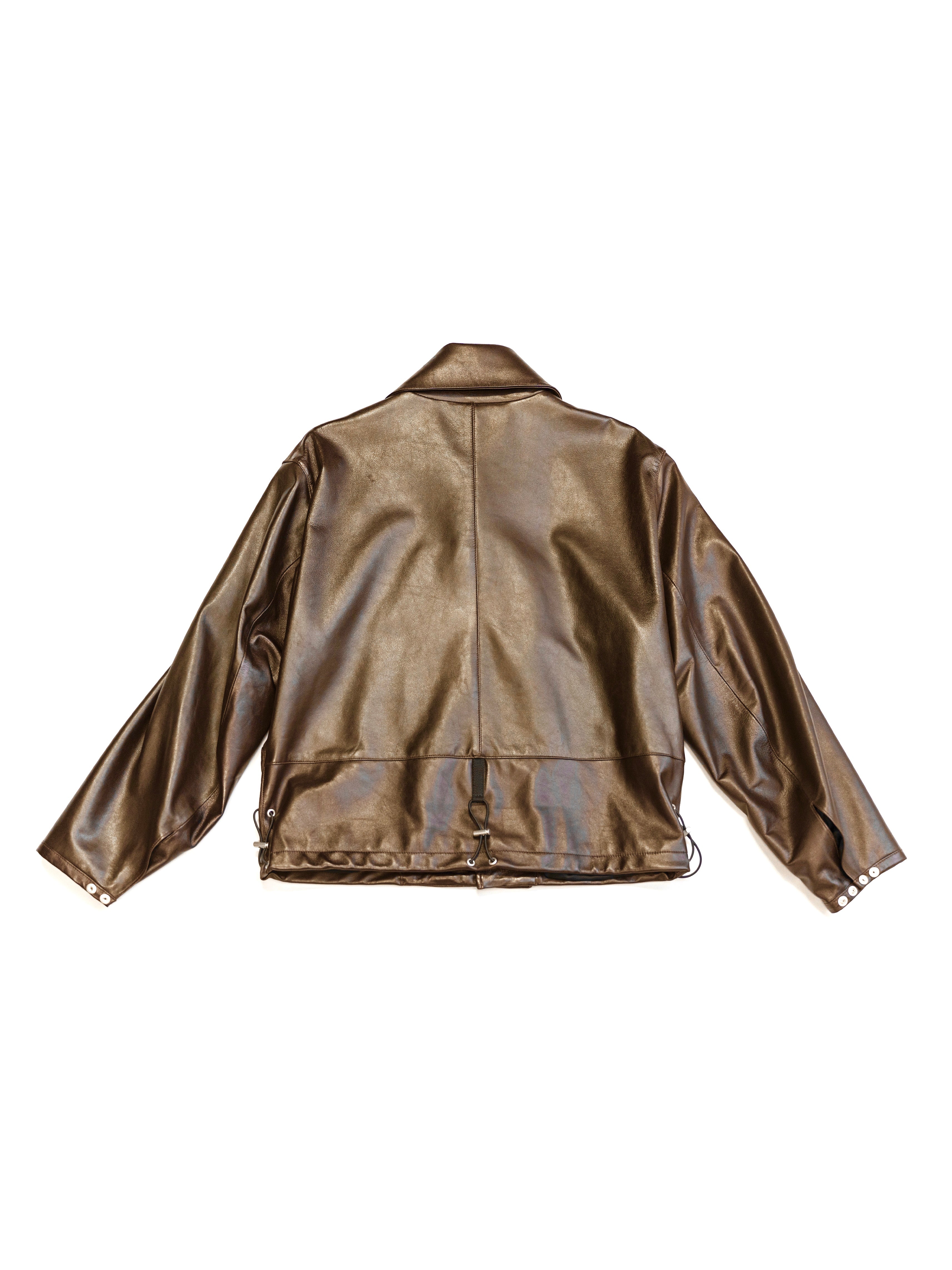 Omar Afridi Drawcord Blouson Brown | VAVA STORE
