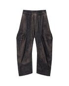 Jiyong Kim  Sun-Bleached 3D-Pocket Trousers Black